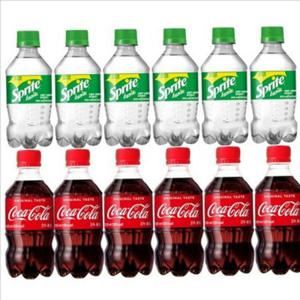 300ml 코카콜라 탄산 음료 12개 코카콜라 캔 음료 2종 세트