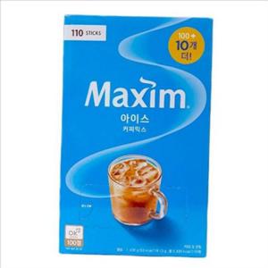 시원한 맥심 아이스 커피 믹스 찬물 맥심 커피 믹스 110개