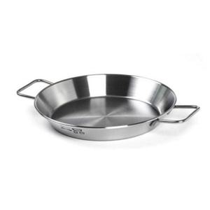 인덕션 빠에야 팬 캠핑용 스테인레스 빠에야 팬 프라이팬 플레이팅 24cm