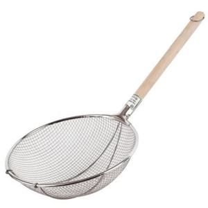 주방 음식 건지기 스텐 목봉 뜰채 요리 튀김 32.5cm