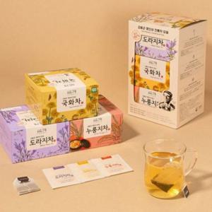 전통차 침출차 쌍계 도라지차 국화차 누룽지차 3종 선물 세트
