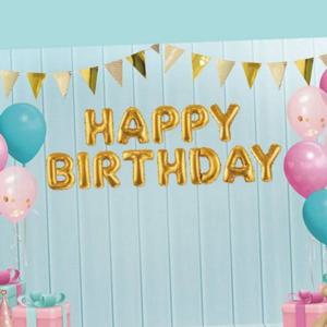 생일 파티 용품 생일 풍선 필수품 가랜드 기념 장식 데코레이션 디스플레이 생일축하 꾸미기 포토존 이벤트