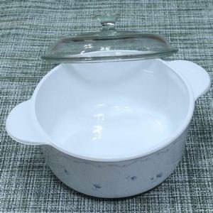 코닝웨어 엘레강스 내열 유리 찌개용 양수 냄비 1.25L 가스레인지 오븐 조리용기