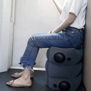 휴대용 여행용 발 받침 접이식 이동식 발 받침 에어쿠션 다리받침대