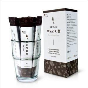 간편 흑도라지청 스틱 숙성 발효 도라지청 선물 휴대용 건강