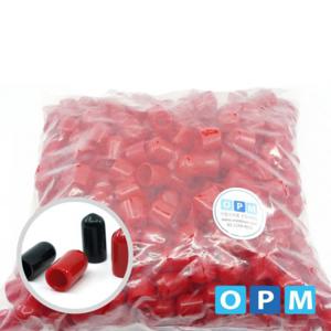 GA)OPM 연질 앤드캡 16mm-(1000개/1봉) 빨강