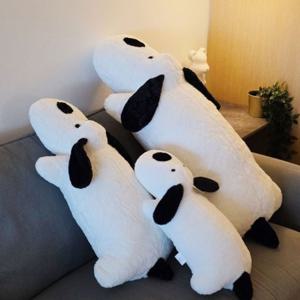 벨라솜 납작코 강아지 바디필로우 쿠션 베개 100cm 애착인형 동물인형 동물쿠션 안고자는인형