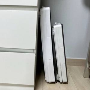 폴딩박스 접이식 오픈형 투명 박스 55L 대용량 수납함