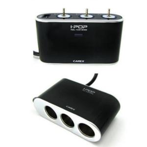 스위치 USB 3구 차량용 자동차 확장 시거잭 소켓