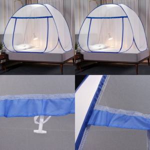 원터치 모기장 120x200cm 블루 신생아모기장 텐트형모기장