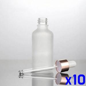 화장품소분용기 50ml 스포이드유리병 휴대용 x10개