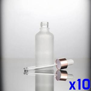 휴대용 스포이드유리병 x10개 30ml 화장품소분용기