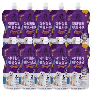 유산균 우유 망고 강아지 저지방 락토프리 10P 200ml