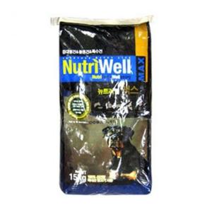 맥스 15kg 중대형견사료 활동견사료 특수견 대형견용