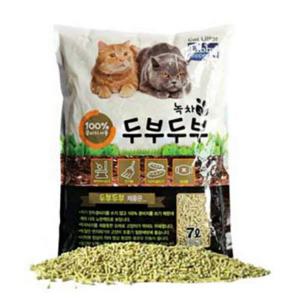 고양이 타비 두부두부 모래 7LX6개 콩비지 녹차