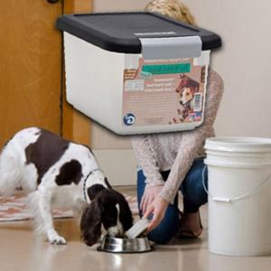 강아지 사료 데일리 보관통 홈8 1P 4kg 보관 고양이 간식함