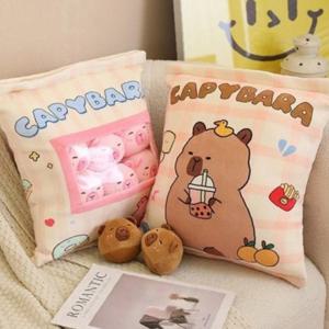 봉제 강아지 베이직 인형 주머니 6개입 1P 쇼파 쿠션