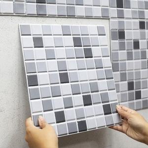 셀프 데코타일 접착식 3D 벽타일미니스톤10P 현관타일 벽지