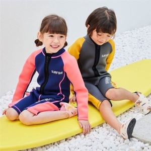 네오프렌 어린이 전신 수영복 유아 아동 전신 수영복 잠수복 웻슈트