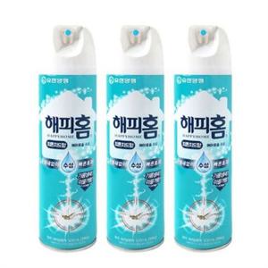 피톤치드향 모기 제거제 3개 에어로솔 수성 모기약 모기퇴치제 살충제 실내용