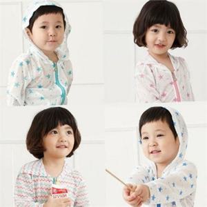 어린이 유아 비치 점퍼 4종 물놀이 유아 후드 점퍼 해변