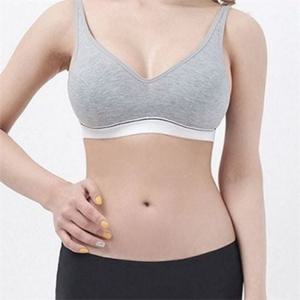 데일리 여성 스포츠브라 노와이어 코튼 스포츠브라 피트니스 편안한 이너