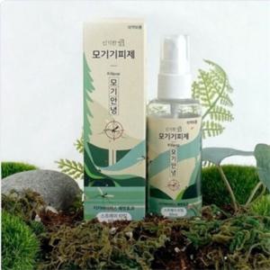 휴대용 모기 기피제 60ml 뿌리는 모기 스프레이 여름철 캠핑용 야외용