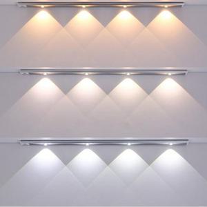 LED 3색변환 충전식 무선 센서바 렌즈형 밝기조절 센서 조명 80cm