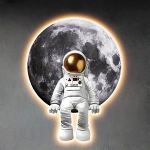 램프벽화 사진 우주인 LED액자 무드등 무드 우주램프벽화