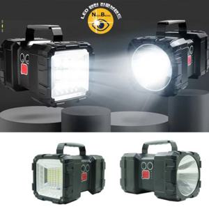 양쪽면사용 LED 충전식 멀티 서치라이트 투광기 랜턴 작업등 W844