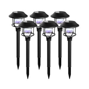 태양광 LED 정원등 6가지 멀티 컬러 조명 인테리어 무드등 야외조명 캠핑장 카페 펜션