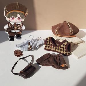 교복 피규어 솜인형 귀여운의류 20cm 인형옷 6종세트