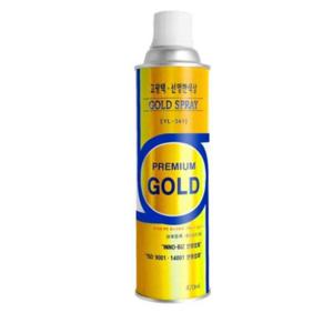 오공 락카스프레이 420ml 금색-1박스20개