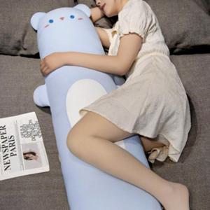 사계절 바디필로우 롱 쿠션 블루곰 핑크토끼 90cm