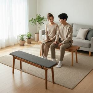벤치 방석 쿠션 긴 의자 방석 30x80cm 편안한 좌석 패드 80cm