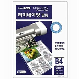JmdS 라미에이스 코팅지 코팅필름 B4 100mic 265x380mm (100매입) 코팅용지
