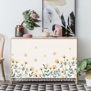 가림막 찍찍이 커튼 가리개 수납장 바란스 120x70cm 수납장 가리개