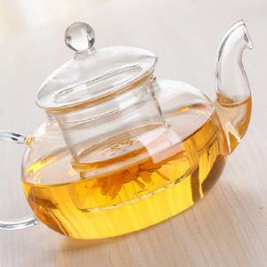 혜명몰 로즈마리 차포트 1L 거름망 차우리는 유리포트 투명주전자 내열