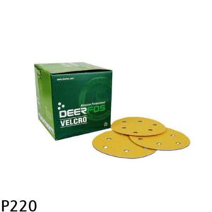 샌드페이퍼 100매입 220방 125mm 6H 샌드빼빠 샌딩페퍼 센딩사포