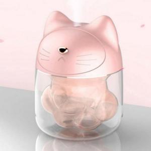 미니 탁상용 귀여운 고양이 무드등 USB 조명 가습기