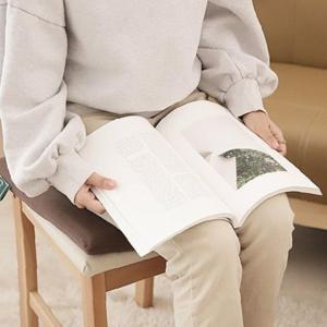 메모리폼 공부집중 소프트 고밀도 사각쿠션방석 북카페사무실