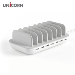 유니콘 7포트 70W 초고속 멀티충전기 업소용 충전케이블 내장 CS76
