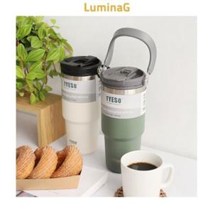 루미나D tyeso 차량 스포츠 내장형빨대 스텐 핸들텀블러 750ml