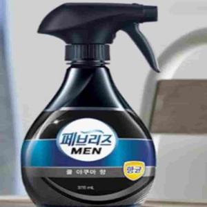 페브리즈맨 쿨아쿠아향 본품1리필1개 섬유퍼퓸 침구탈취제 남자섬유향수 옷냄새제거제 섬유향수