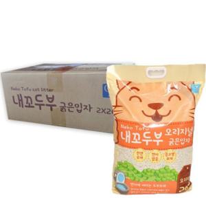 냥이모래 고양이모래 두부모래가는입자 고양이모래깔판 햄스터화장실모래 고양이화장실 오리지널 20L