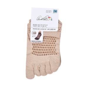 통풍구 편직 바닥 넌슬립 숙녀 그물 망사 발가락 단목 SN2503-0049