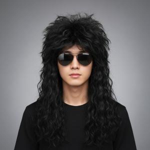 남성용 변장 가발 무대 연극 촬영 파티 코스프레 헤어피스