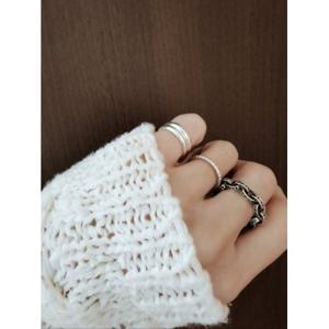 여성 반돈 은 가락지 반지 여성 링 데일리 반지 낱개배송 [실버 925]