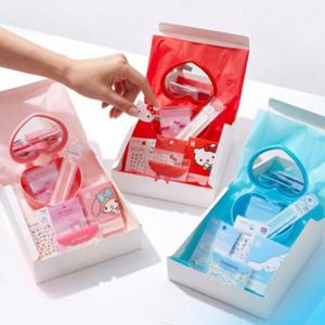 산리오 캐릭터 악세사리 세트 올인원 헬로키티 마이멜로디 시나모롤 네일 스티커 헤어 머리 핀 끈 밴드