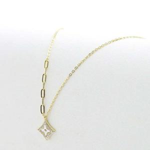 혜명몰 골드도금 자개 다인스퀘어 목걸이 자개다인 목걸이펜던트 여신코디 직장 금목걸이 고급실버자개장신